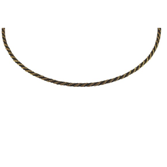 Trifari Jewelry Trifari Rope Chain Necklace Gold Black 54838 Poshmark
